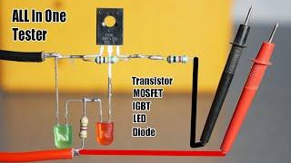 All In One Component Tester Circuit | Make Very Useful