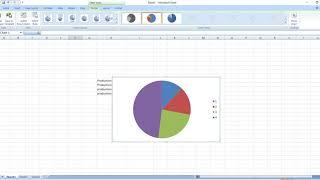 Pie chart in excel