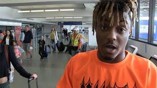 Rare Footage of Juice WRLD (LAST WORDS) having a seizure in Chicago's Midway Airport