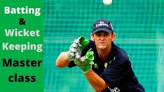 Batting and Wicket Keeping Masterclass with Adam Gilchrist - Cricket Tips