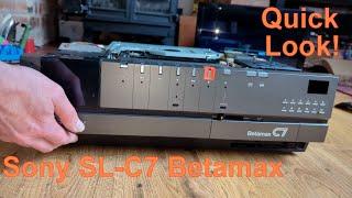 Quick Look! Sony SLC7 Betamax - Ep 2 S1