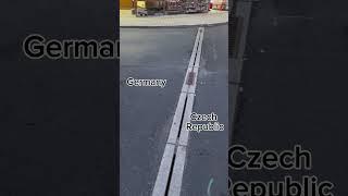 border crossing between Germany & Czech Republic | Euro vs Czech Kron