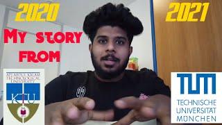 I overthought a lot before doing this....Masters in Germany Malayalam Video #2021