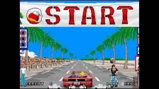 OUTRUN - Arcade (Sega) Gameplay Completed