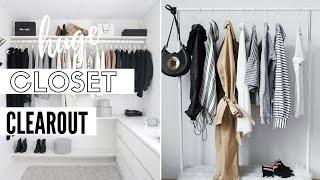 Huge Closet Clearout - Before & After Closet Tour  The Style Insider