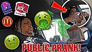 SPRAYING *fart spray*  IN FAST FOOD THEN RETURNING IT (HILARIOUS)