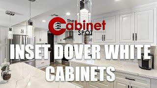 Inset Dover White Cabinets by The Cabinet Spot