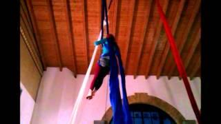 Aerial Silks Superman Trick by Victoria DeLight