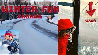 WINTER FUN ACTIVITIES & ROAD TRIP IN CANADA/|Banff,Canadian Rockies,Lake Louise#travel #discoveries