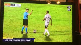 Ffa penalties mariners vs roar