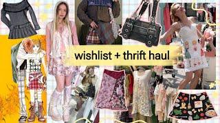 thrifting my wishlist & styling my recent finds ⋆౨ৎ˚⟡˖ ࣪