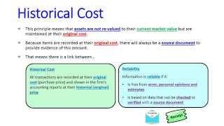 Unit 3 Revision Topic 1.8 - Historical Cost