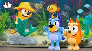 Bluey Believes Her Mom Is a Real Mermaid | Magical Family Adventure Episode | Bluey Toy Pretend Play