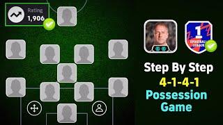 OP 4-1-4-1 Formation  Step By Step Team Building Guide  Best Possession Formation eFootball 25