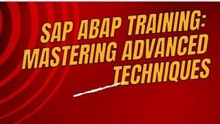 SAP HANA Training: Mastering Advanced Techniques - 17-07 Edition