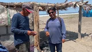 We visited Uncle Victor who has lived on the seashore for many years.