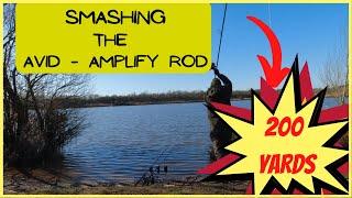 Testing Avid Amplify 13ft Carp Rod hitting 200 Yards Distance Casting for Carp Fishing