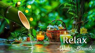 Serenity with Water Fountain and Bird Sounds  Relaxing Music for Sleep, Meditation, Spa Music