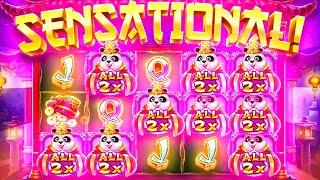 FAT PANDA *NEW* SLOT PAYS INSANE! (SENSATIONAL WINS) 