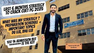 CUET PG llb 2025 - My Strategy of Last 6 Months (COQP11) | Inside Inputs by DU LLB Graduate