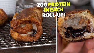 High Protein French Toast Roll-Ups