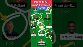 PC vs MICT Dream11 Prediction|MICT vs PC Dream11 Prediction|PC vs MICT live Match #cricket #dream11