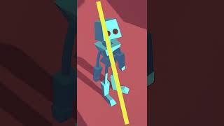 painterly 3d robot scene (made in blender!!)  #3d #blender3d #illustration