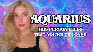 AQUARIUSThey Feel Very Strongly About You!️‍