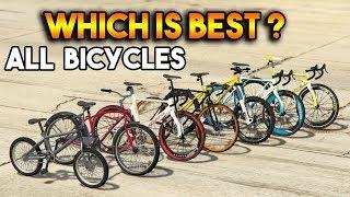 GTA 5 ONLINE : ALL BICYCLES- BMX, SCORCHER, ENDUREX, WHIPPET, TRI CYCLES, CRUISER (WHICH IS BEST?)