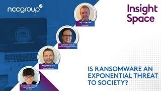 Is ransomware an exponential threat to society? | Webinar recording