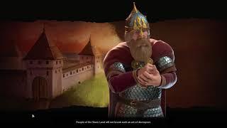 Kievan Rus' Civilization Leader Rurik reaction to declaring war