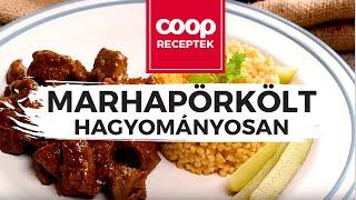 Marhapörkölt egyszerű, hagyományos módon - recept