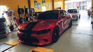 美國肌肉車Dodge charger GT 微動力改裝！ MOPAR進氣套件跟引擎室拉桿