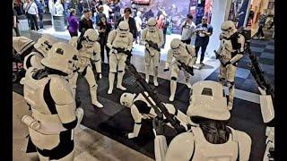 Stormtroopers hunting rebel scum at Comic Con Stockholm 2021