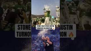 North Texas paying homage to former player Stone Cold Steve Austin  (via MeanGreenFB/X)