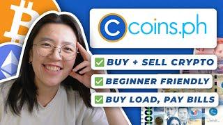  COINS.PH Wallet | How to Buy and Sell Crypto for Beginners, Pay Bills, Buy Load and more