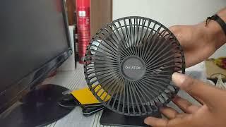 Gaiatop Small Table Fan, 6.5 Inch Ultra-quiet, 90° Adjustment for Better Cooling