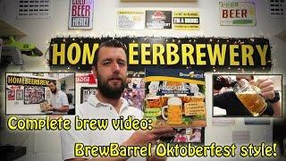 Brew Barrel Oktober style beerkit: full brew video and taste test!