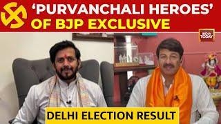 BJP's Ravi Kishan And Manoj Tiwari On Purvanchali Vote Shift In Delhi Elections 2025 | India Today