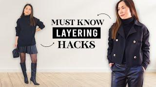 5 Simple (but genius) layering hacks every woman must learn