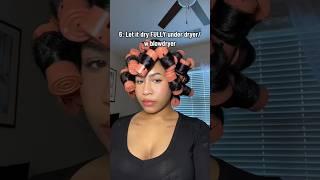 Perm Rod Set Tutorial #afro #afrohair #naturalhair