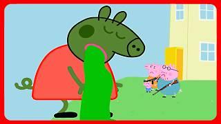 Zombie Apocalypse, Zombies Appear At The Pig City | Peppa Pig Funny Animation