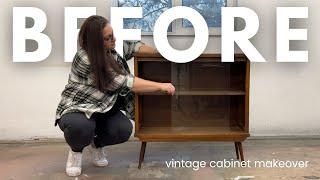 Vintage Vibes | Turning a Plywood Bookcase into a Mid Century Masterpiece!