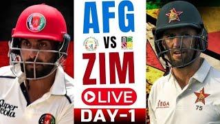  Live: Zimbabwe VS Afghanistan, 2 Test Series, 2024/25 - Day 1 of 5-Live Streaming: Cricket Fanatic