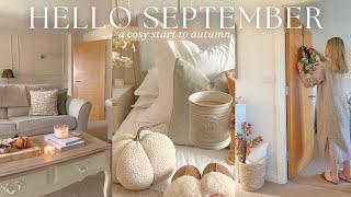 hello september | b&m trip, autumn walks & decor sort out 