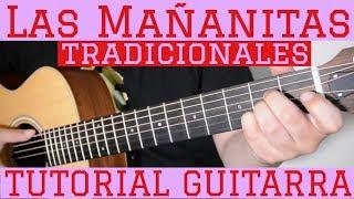 Las Mañanitas Tradicionales- Tutorial Guitarra ( Mariachi ) Cancion Para Principiantes