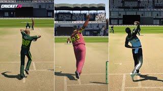 All Off-Spin Bowling Actions in Cricket 24 in DETAIL