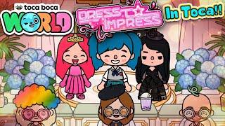 iCherry Trio Plays Dress To Impress in Toca Life World!!!