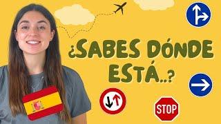 +20 Expresiones sobre DIRECCIONES en español: dar y recibir indicaciones (formales e informales) 