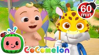 Peeakboo! Safari Version  | CoComelon - Animal Time | Nursery Rhymes for Babies